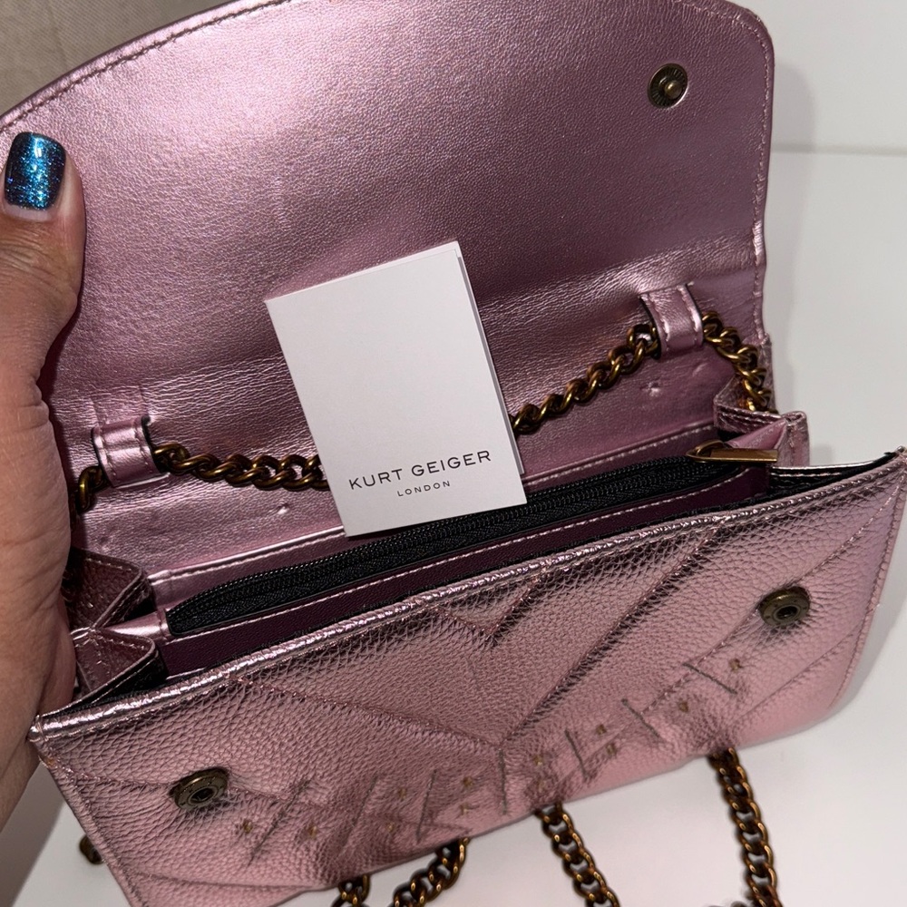 Kurt Geiger London Kensington Chain Wallet Eye - Picture 13 of 16